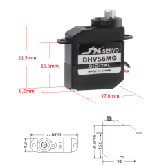 JX Servo PDI-DHV56MG 5.6g Metal Gear Digital Coreless Servo