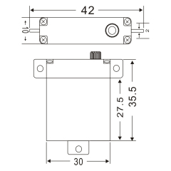 JX Servo PDI-HV2107MG 21g High Torque Digital Standard Servo