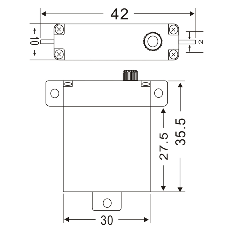 JX Servo PDI-HV2107MG 21g High Torque Digital Standard Servo