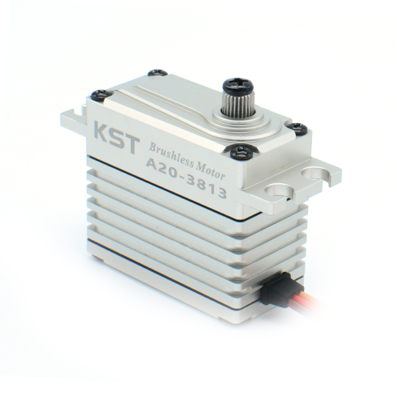 KST A20-3813 - 43kg 0.12sec Brushless HV Phosphor Bronze & Hardened Steel Gear Servo