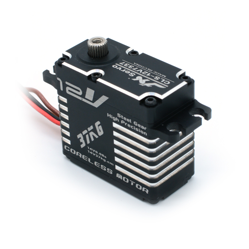 JX Servo CLS-12V7337 37kg Coreless High Precision Steel Gear Full CNC Digital Servo