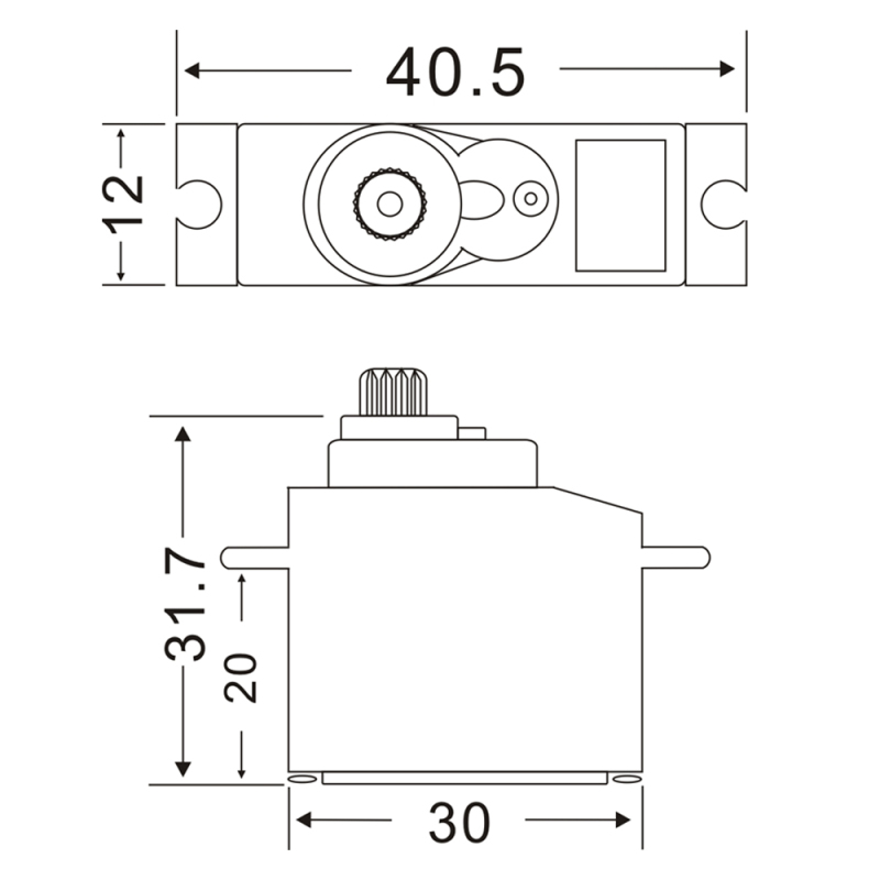 JX Servo PS-1171MG 17g Metal Gear Analog Servo