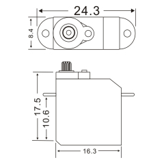 JX Servo PDI-1102HB 2.1g Plastic Gear Digital Coreless