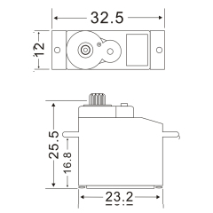 JX Servo PS-1109MG 9g Metal Gear Analog Servo