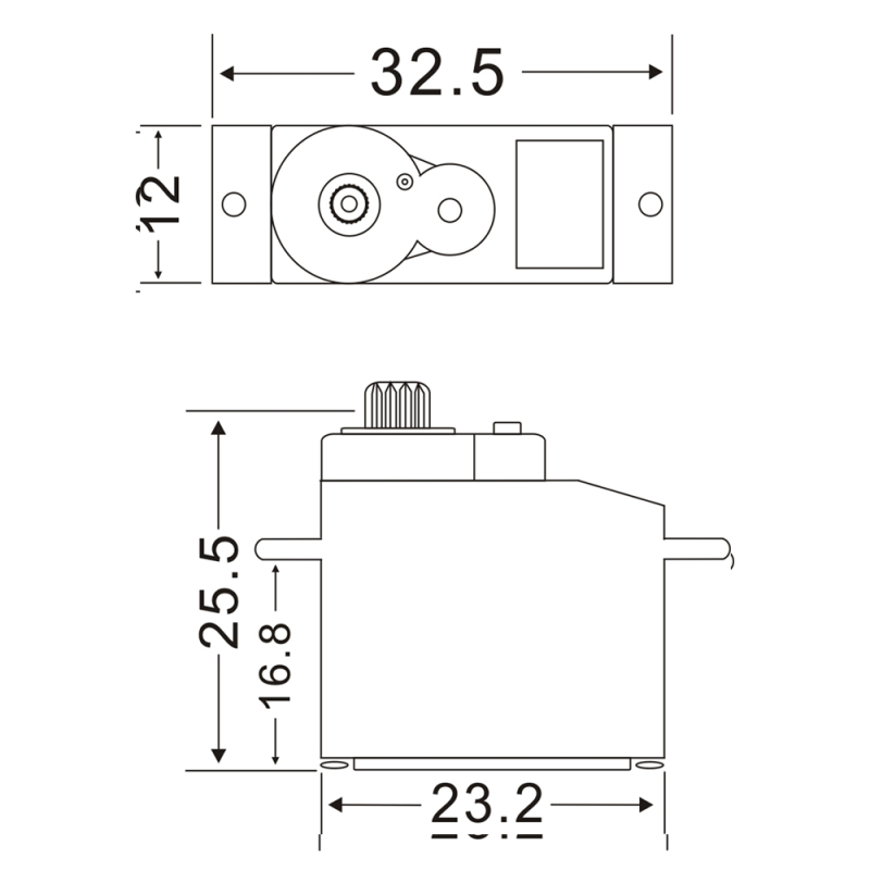 JX Servo PS-1109MG 9g Metal Gear Analog Servo