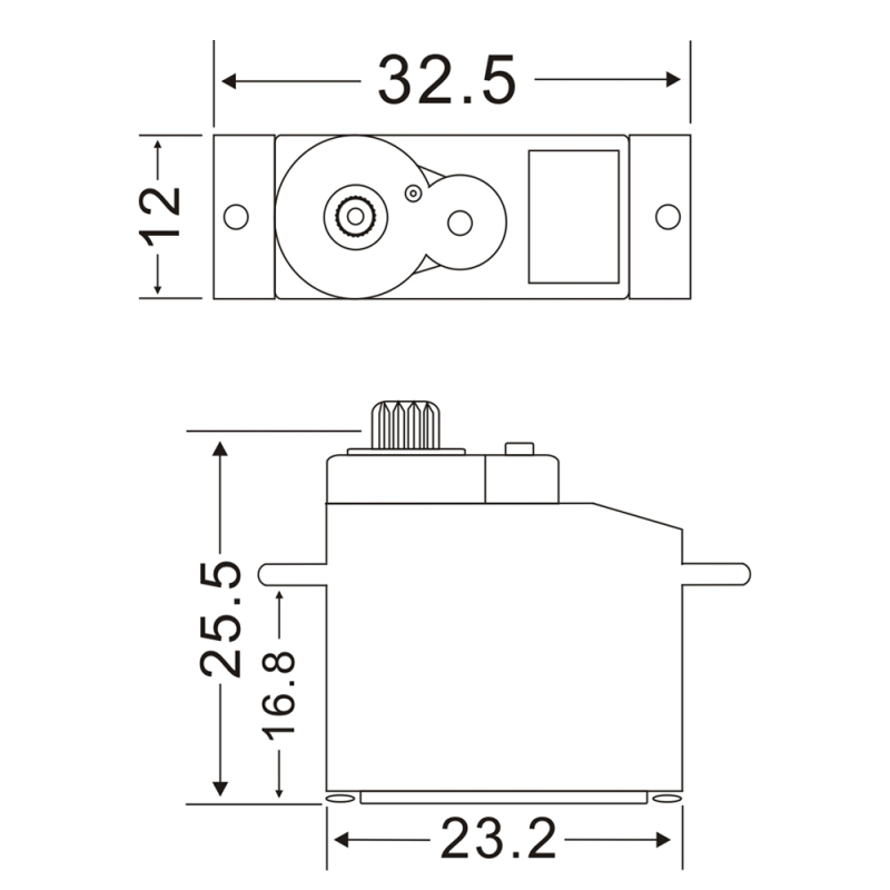 JX Servo PS-1109HB 9g Plastic Gear Analog Servo