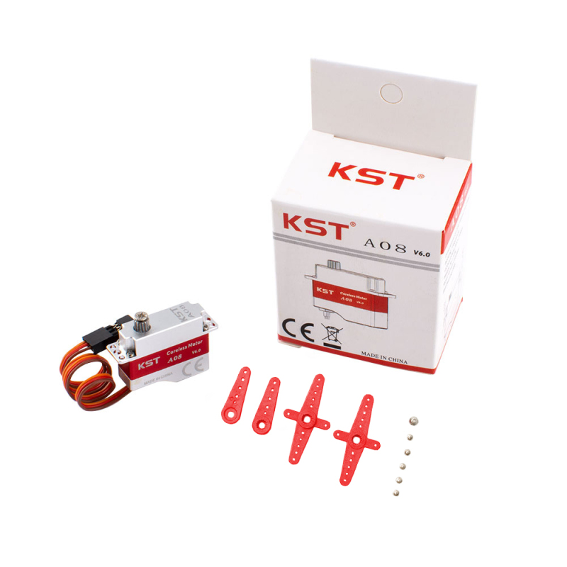 KST - A08 V6.0 Coreless Metal Gear HV Servo Glider DLG