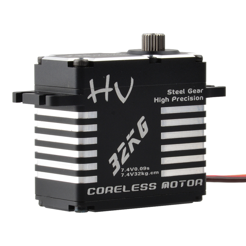 JX Servo CLS-HV7332MG 32kg Coreless High Precision Steel Gear Full CNC Digital Servo