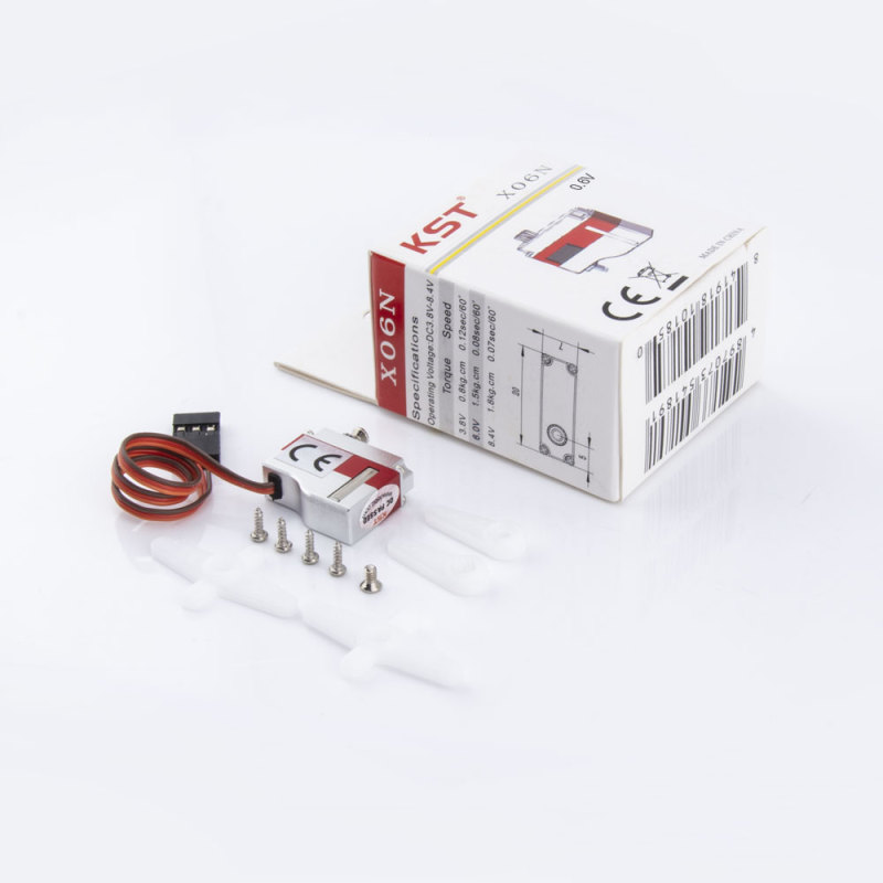 KST - X06N V6.0 HV Micro Digital Metal Gear Glider 1.8kg torque servo Motor
