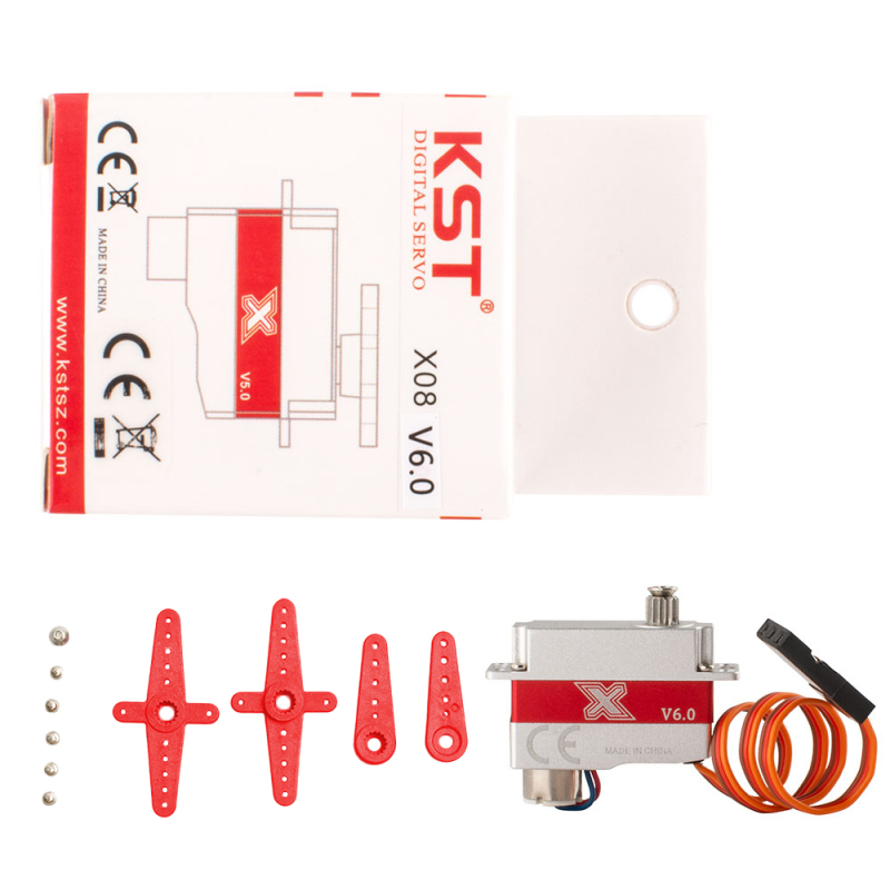 KST - X08 V6.0 Servo Metal Gear Digital 0.09sec Micro Glider 2.8kg Servo Motor