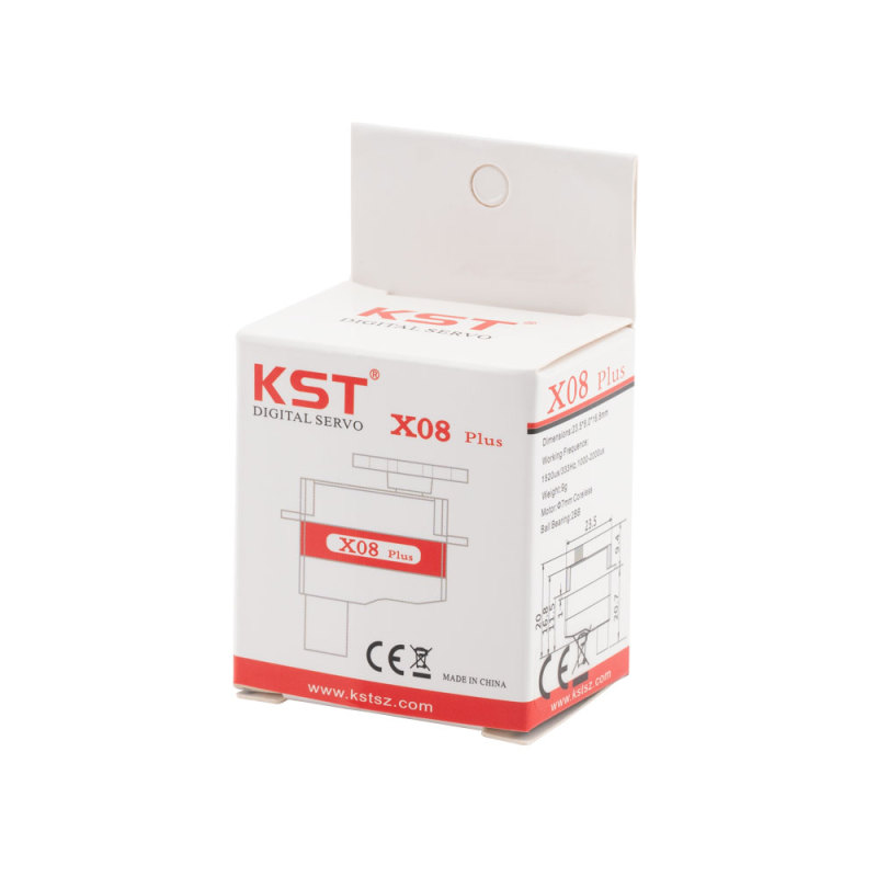 KST X08 Plus 9g Servo high voltage metal cased servo 5.3Kg 0.09s 8mm glider servo