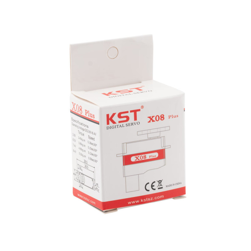 KST X08 Plus 9g Servo high voltage metal cased servo 5.3Kg 0.09s 8mm glider servo