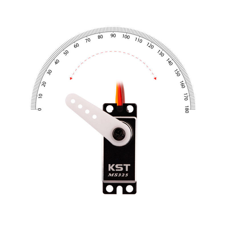 KST MS325 7.4V 4.6kg 0.08sec servo Micro servo for high-speed applications Servo