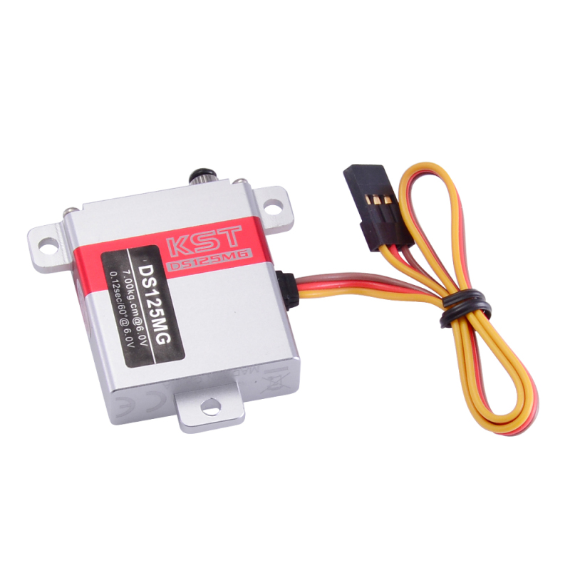KST DS125MG 10mm high torque Metal Gear 7kg Digital Wing Servo for RC Glider Servo Motor