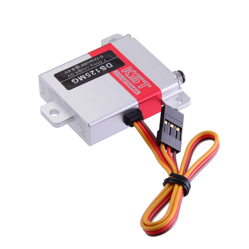KST DS125MG 10mm high torque Metal Gear 7kg Digital Wing Servo for RC Glider Servo Motor