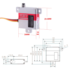 KST DS135MG Digital Metal Gear 5.2kg 0.12sec Wing Servo Motor