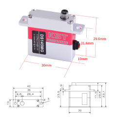 KST DS145MG Digital Metal Gear 5.2kg 0.12sec Wing Servo Motor