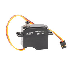 KST CM633 Mini Digital 15.0Kgf.cm 0.08sec Coreless DC Motor Metal Gear Servo for Small Scale RC Cars & RC Aerobatics Planes