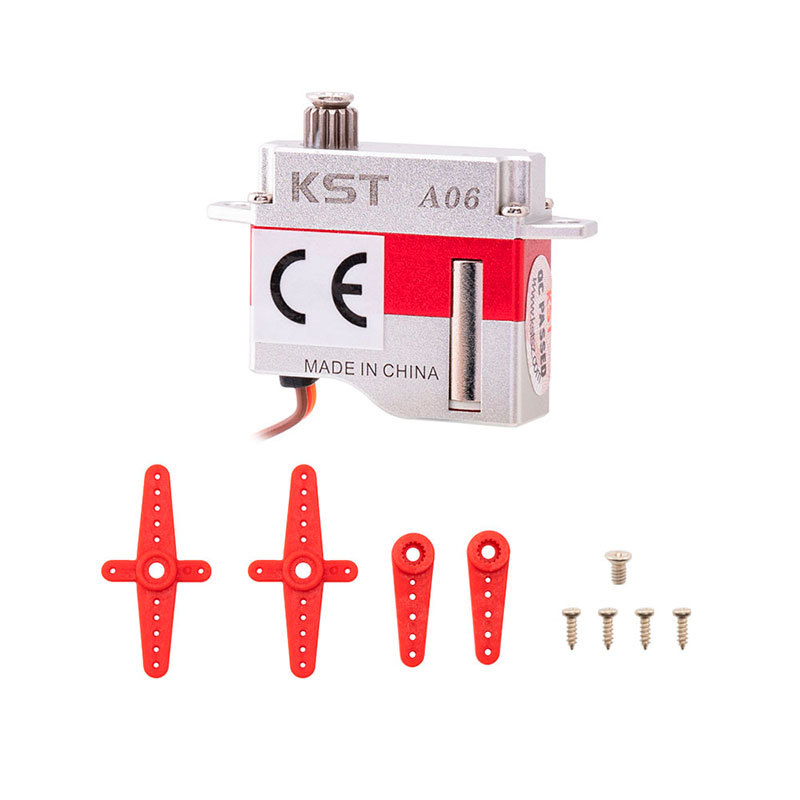 KST A06 V6.0 Micro Coreless Digital 1.4Kgf.cm 0.11sec Dual Bearing Servo for F3K Gliders