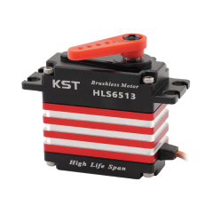 HLS6513 HV Standard 4-Pole Brushless Digital Metal Gear 6BB Servo with Contactless Hall Sensors – 70.0 Kgf.cm Torque, 0.11 sec/60° Speed for 700-800 Class RC Helicopters & Large-Scale RC Airplanes