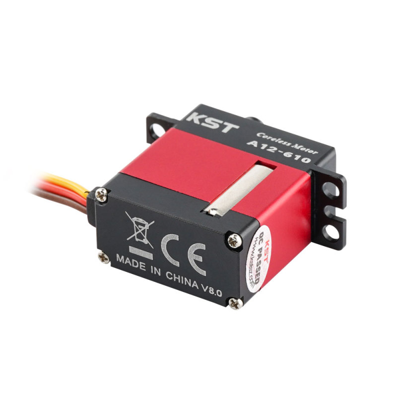 KST A12-610 V8.0 HV Mini Servo 9kg 0.10sec/60degree with Soft Start for Glider Wing