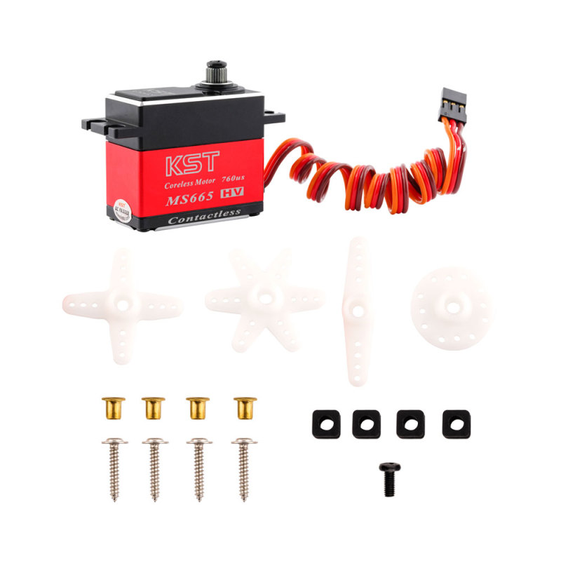 KST MS665 8.4V 7.5kg 0.04sec Coreless HV metal Gear Servo Motor