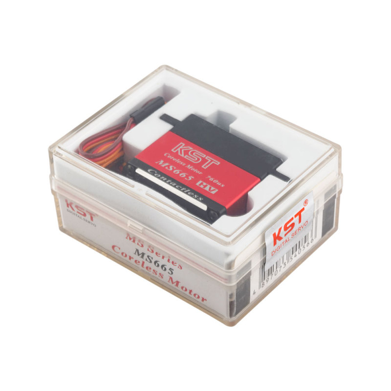 KST MS665 8.4V 7.5kg 0.04sec Coreless HV metal Gear Servo Motor