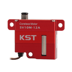 KST SV10M-12A & SV10M-12B Super High Voltage 9.0Kgf.cm 0.11sec/60° Wing Servo for RC Gliders and Industrial UAVs