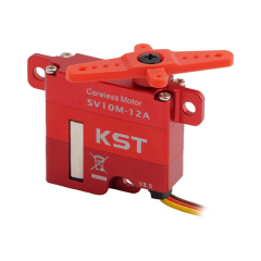 KST SV10M-12A & SV10M-12B Super High Voltage 9.0Kgf.cm 0.11sec/60° Wing Servo for RC Gliders and Industrial UAVs
