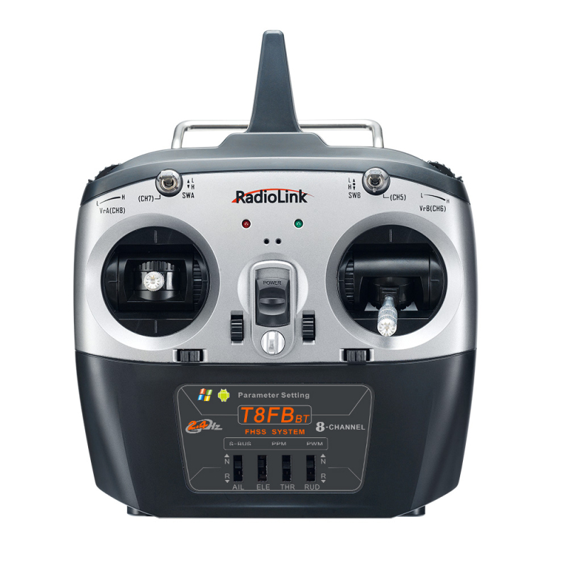 RadioLink T8FB RC Transmitter 8 Channels 2km Control Distance RC Controller with Receiver R8EF for RC Drone/UAV/Aircraft