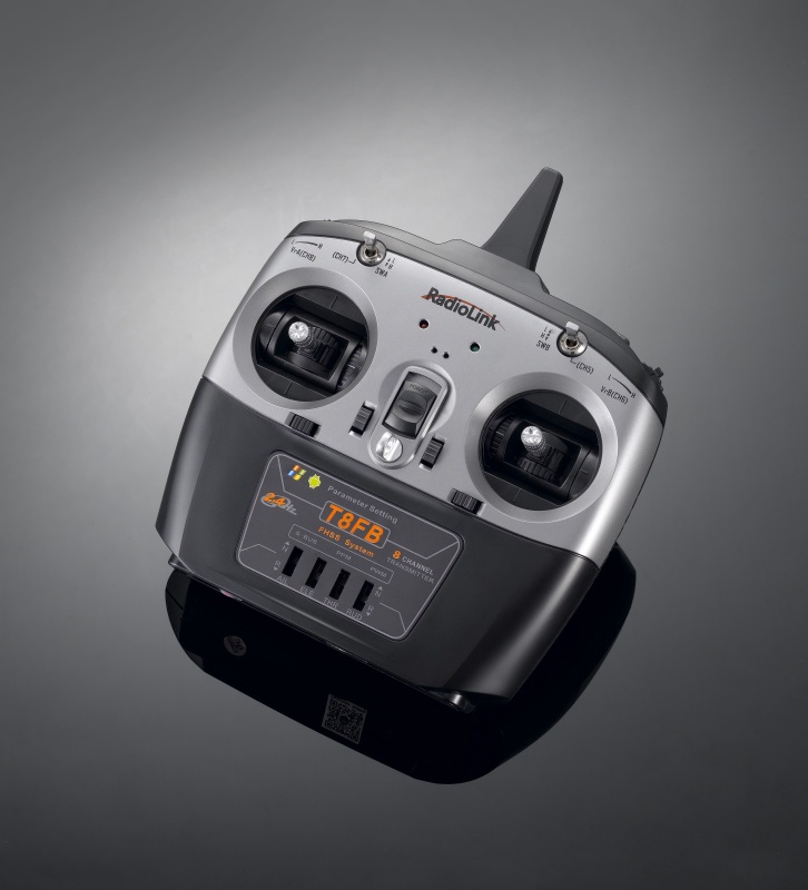 RadioLink T8FB RC Transmitter 8 Channels 2km Control Distance RC Controller with Receiver R8EF for RC Drone/UAV/Aircraft