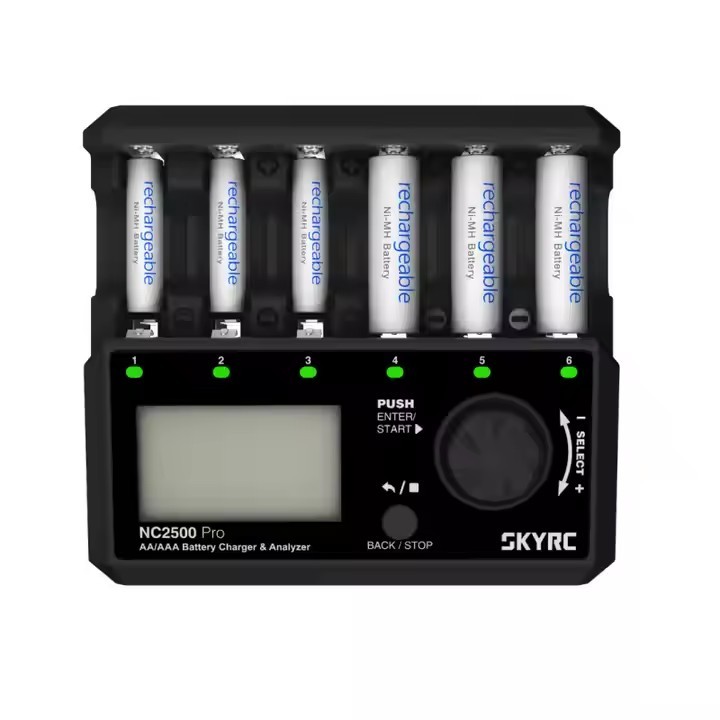 SKYRC NC2500 Pro SK-100185 DC 12V 2A AA AAA NiMH/NiCD Multi-function Charger