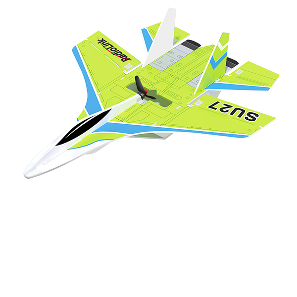 Radiolink SU27 Aircraft Fixed Wing with T8S Throttle Right Flight RC Plane Controller