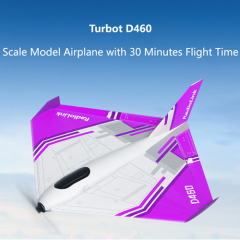 Radiolink Turbot D460 RC Airplane with Flight Controller Assist Balance 8 Channels Radio Controller T8S