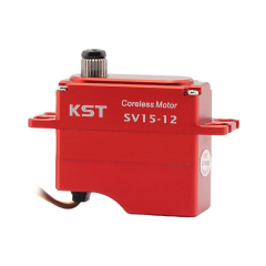 KST SV15-12 SHV Mini Coreless Digital Servo Dual Ball Bearing 20.0Kgf.cm 0.10sec/60° for RC Helicopters, Industrial UAVs & Robotics