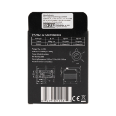 KST SV7012-12 SHV Contactless 4 Pole Brushless Digital Servo 75.0Kgf.cm 0.10sec/60° 6BB For Large Scale RC Planes, Industrial UAVs & Robotics