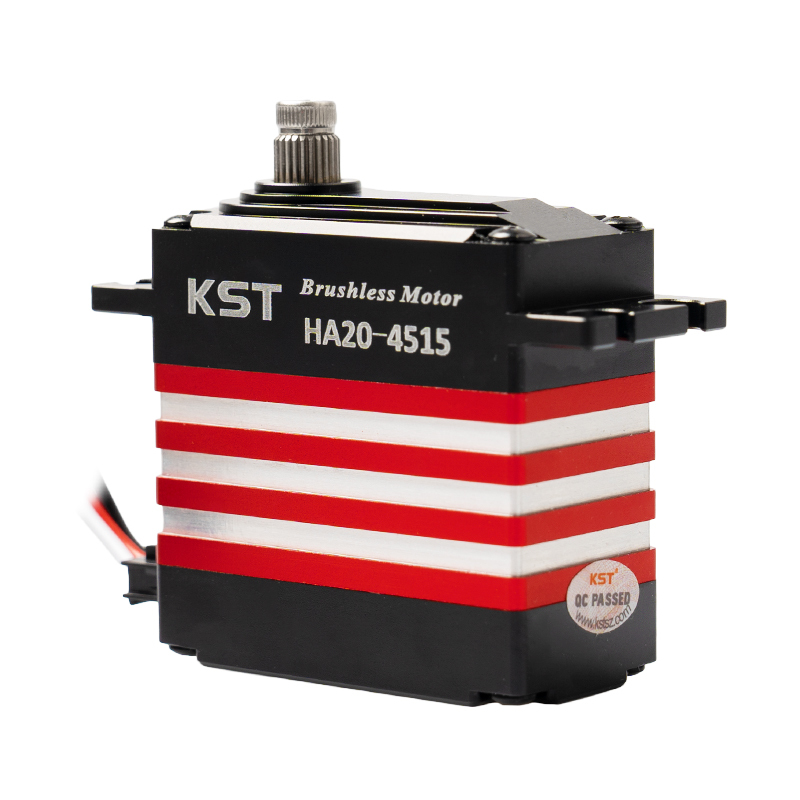 KST HA20-4515 Brushless Standard Servo 50Kgf.cm 0.13sec/60° Dual Ball Bearing for Large Scale RC Planes, Competition RC Planes & Industrial UAVs