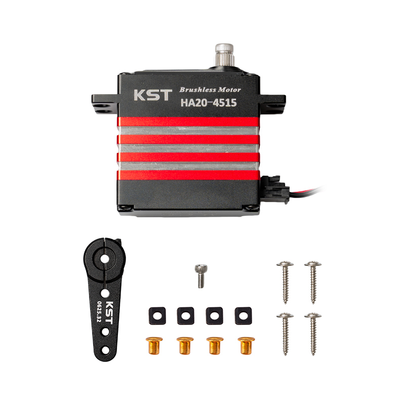 KST HA20-4515 Brushless Standard Servo 50Kgf.cm 0.13sec/60° Dual Ball Bearing for Large Scale RC Planes, Competition RC Planes & Industrial UAVs