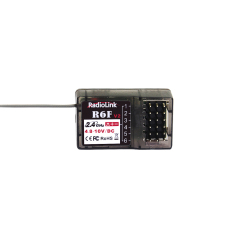 Radiolink R6F 2.4GHz ISM Band 6 Channels Receiver for RC Car Boat Transmitter