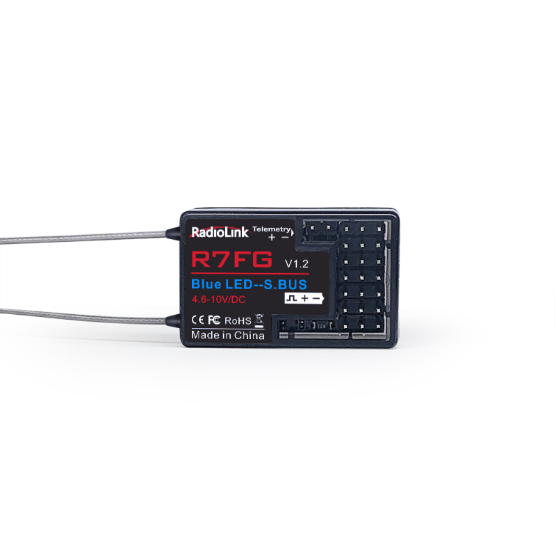 Radiolink R7FG 7-Channel Dual Antenna Receiver +Voltage Cable for Car/Boat Transmitter