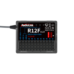 Radiolink R12F 12 Channels PWM, SBUS, CRSF Receiver