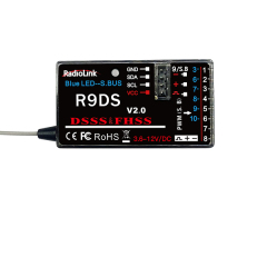 Radiolink R9DS  9/10 Channels SBUS&PWM Receiver for Radio AT9,AT9S,AT10 and AT10II