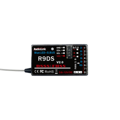 Radiolink R9DS  9/10 Channels SBUS&PWM Receiver for Radio AT9,AT9S,AT10 and AT10II