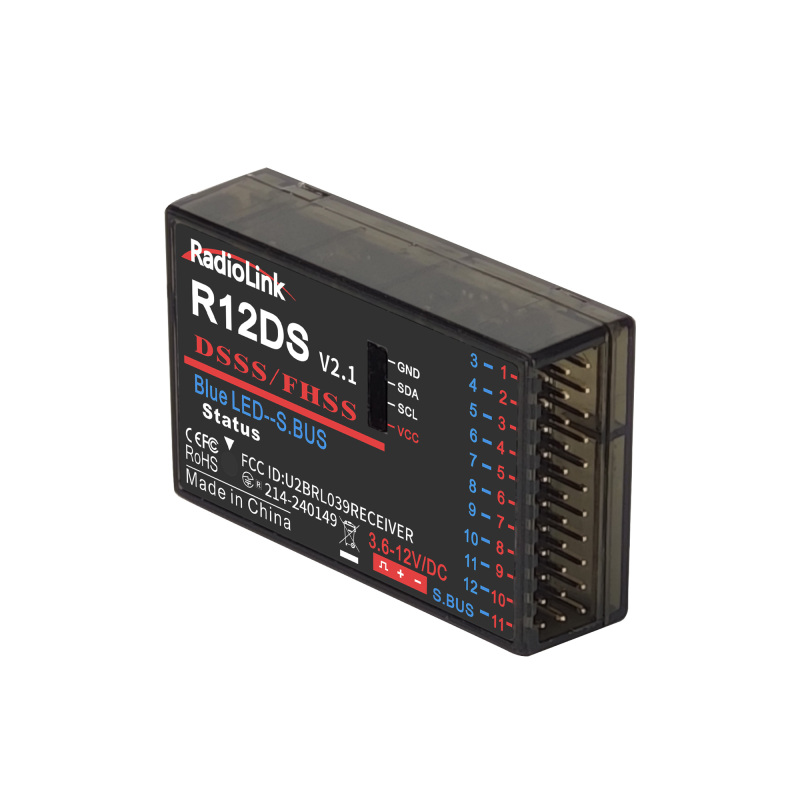 Radiolink R12DS 12 Channels PWM/SBUS&PWM Receiver for Radio AT9,AT9S,AT10,AT10II