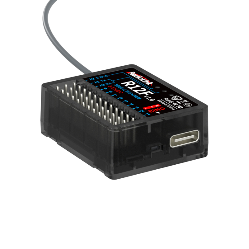 Radiolink R12F 12 Channels PWM, SBUS, CRSF Receiver