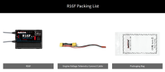 Radiolink R16F Real-time Built-In Telemetry  SBUS+CRSF+PWM 16 Channels Receiver
