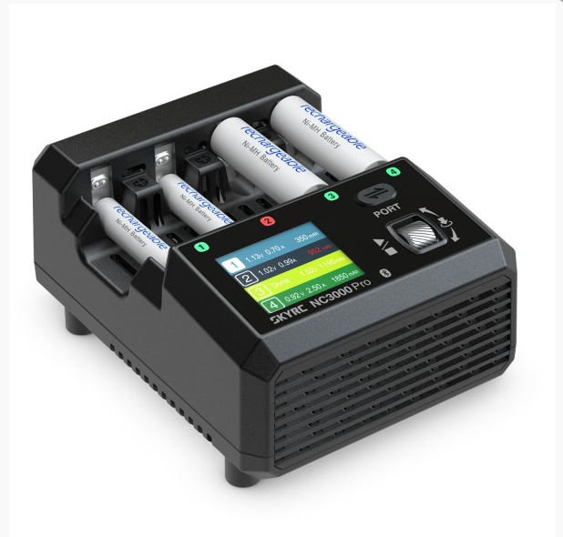 SKYRC - NC3000 PRO AA/AAA NIMH/NICD Battery Charger and Analyzer