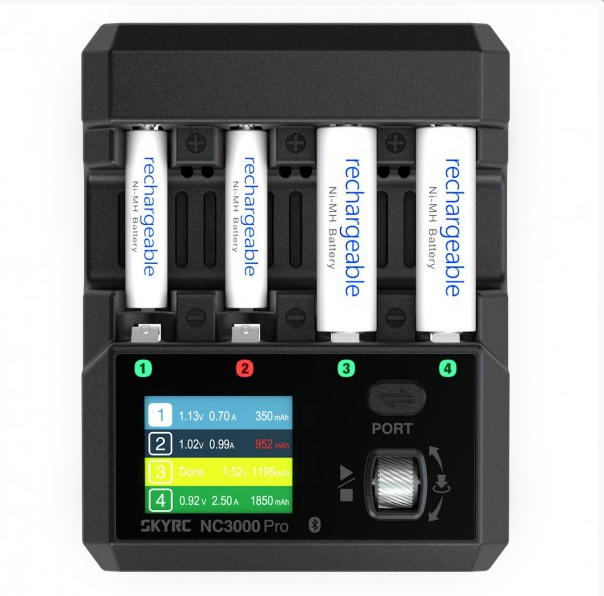 SKYRC - NC3000 PRO AA/AAA NIMH/NICD Battery Charger and Analyzer
