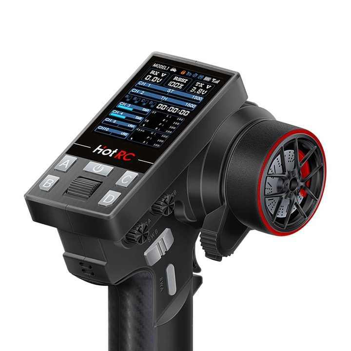 HOTRC CT-10B 10-Channels 2.4GHz Remote Controller for Climbing Drifting Vehicle RC Cars