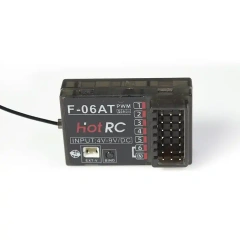 HOTRC F-06A & F-06AT 6 Channel Gyro 2.4Ghz Receiver RC Model Parts for 6 Channel Remote Controller